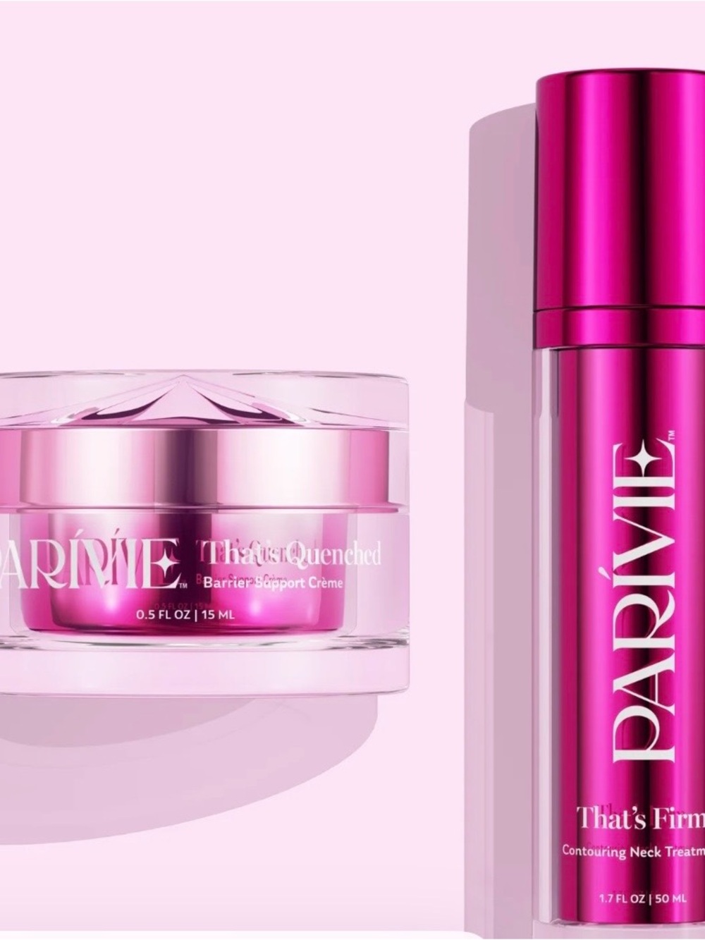 Parívie | Neck Firming & Hydration Duo |
Smoother, Tighter-Looking Skin